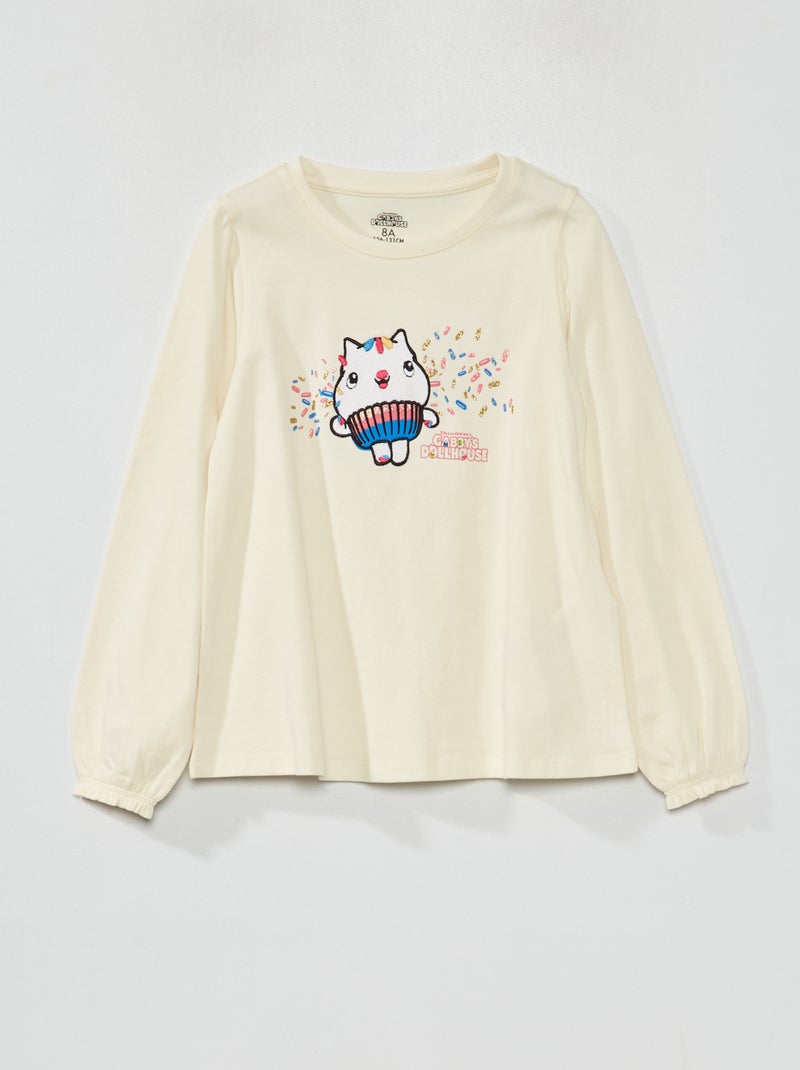 T-shirt en jersey 'Gabby et la maison magique' Blanc - Kiabi