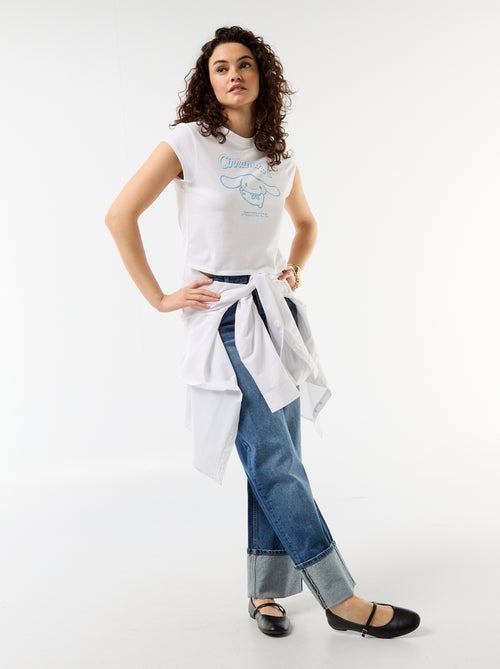 T-shirt en jersey 'Hello Kitty' à manches courtes - Kiabi