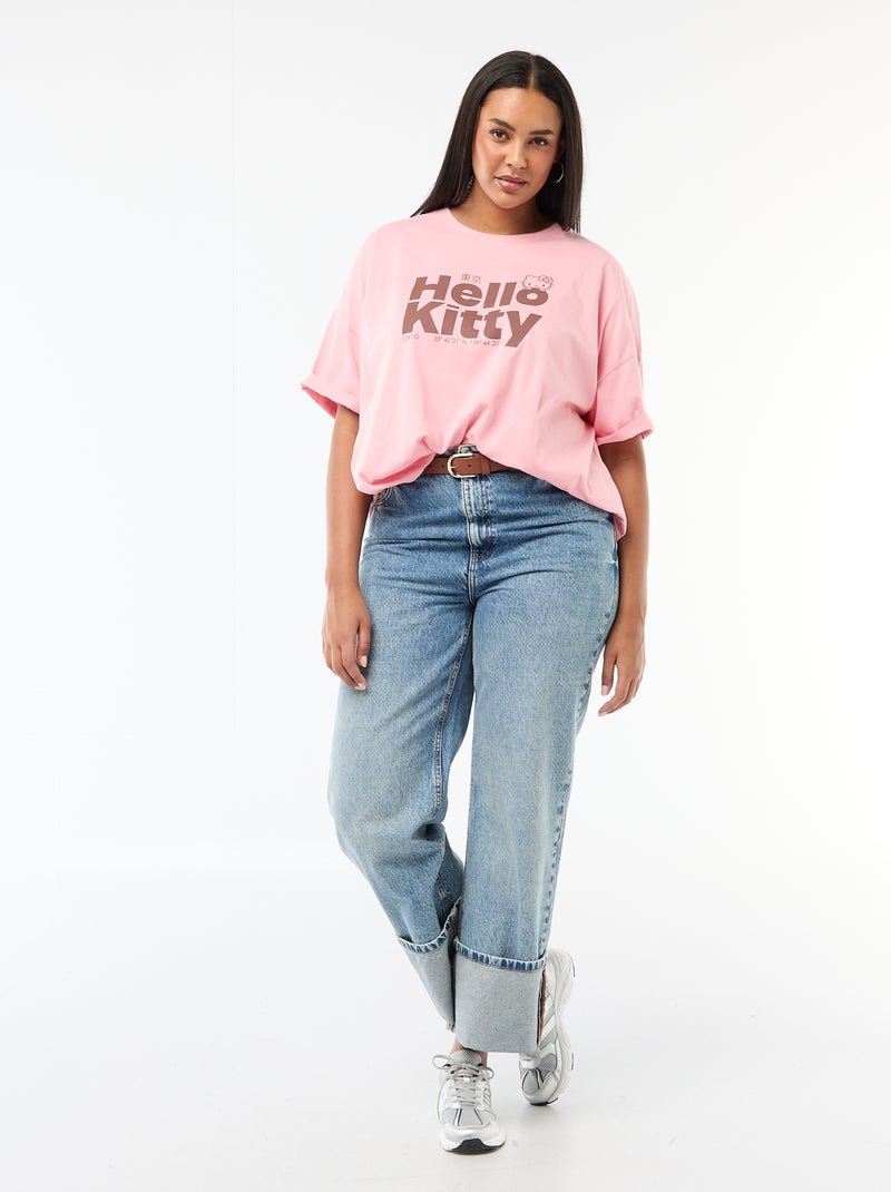 T-shirt en jersey 'Hello Kitty' Rose - Kiabi