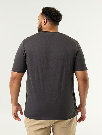 T-shirt en jersey imprimé à manches courtes