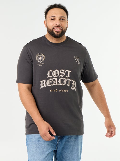 T-shirt en jersey imprimé à manches courtes - Kiabi T-shirt en jersey imprimé à manches courtes - Kiabi