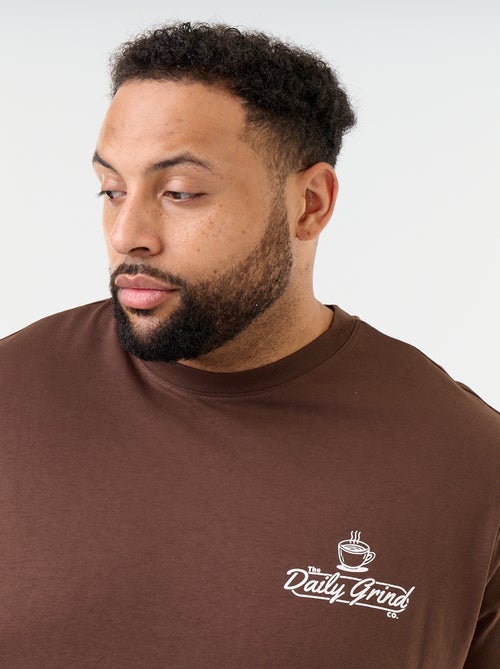 T-shirt en jersey imprimé à manches courtes - Kiabi