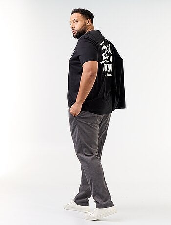T-shirt en jersey imprimé à manches courtes