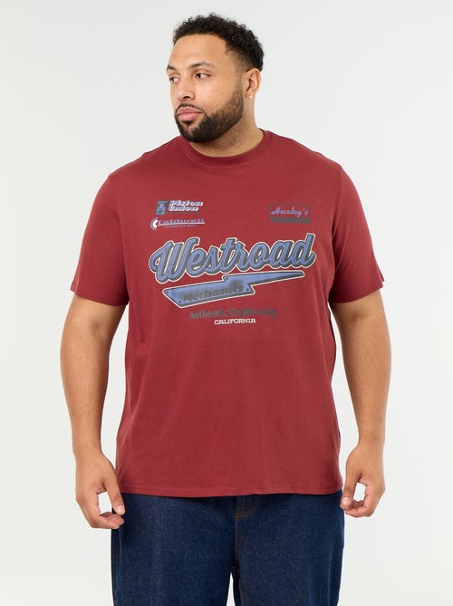 T-shirt en jersey imprimé à manches courtes - Kiabi T-shirt en jersey imprimé à manches courtes - Kiabi
