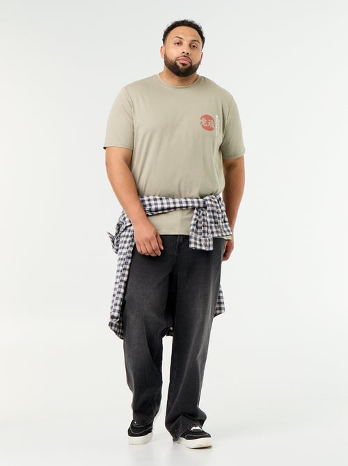 T-shirt en jersey imprimé à manches courtes - Kiabi