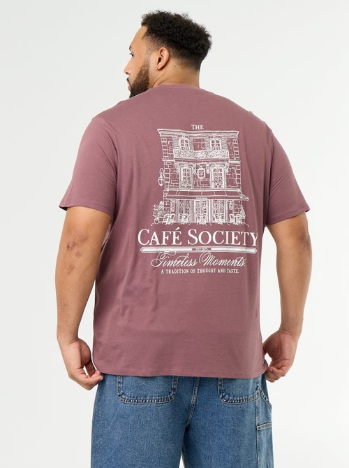 T-shirt en jersey imprimé à manches courtes - Kiabi