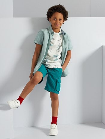 T-shirt en jersey imprimé