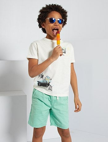 T-shirt en jersey imprimé