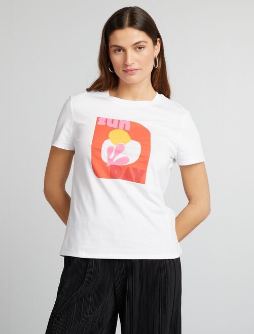 T-shirt en jersey imprimé - Kiabi