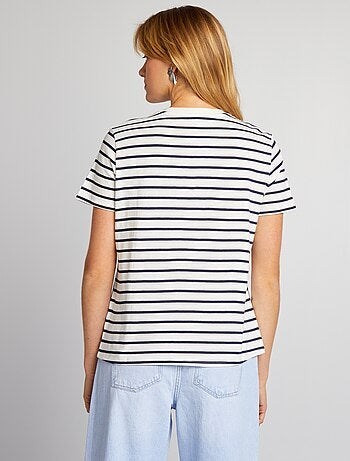 T-shirt en jersey imprimé