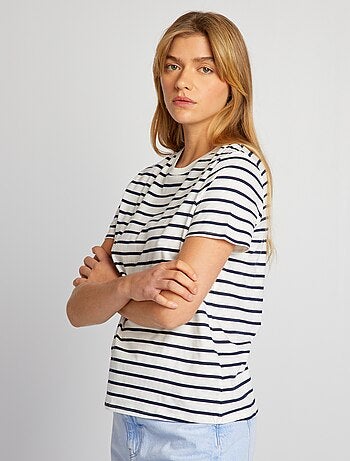 T-shirt en jersey imprimé