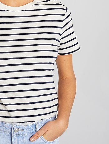 T-shirt en jersey imprimé