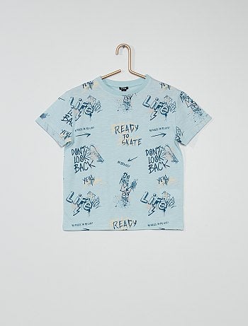 T-shirt en jersey imprimé