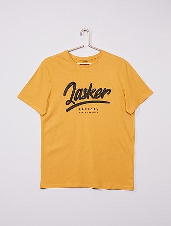 T-shirt en jersey imprimé