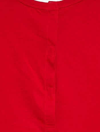 T-shirt en jersey imprimé pour homme à col rond
