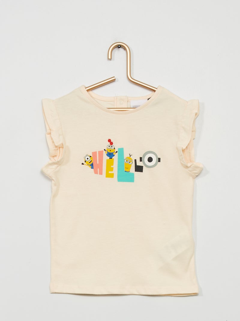 T-shirt en jersey 'Les Minions' Rose - Kiabi