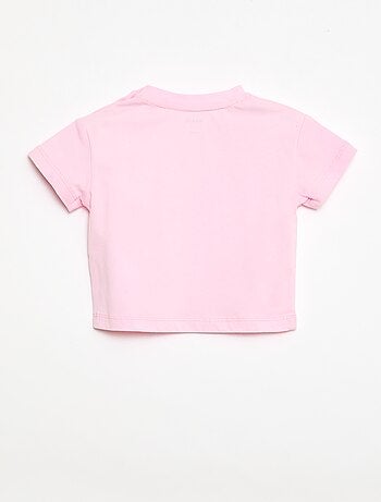 T-shirt en jersey manches courtes avec nœuds fantaisies