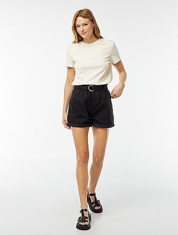 T-shirt en jersey manches courtes