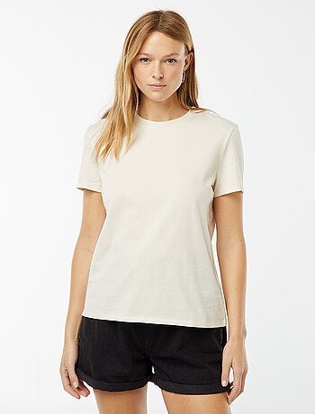 T-shirt en jersey manches courtes