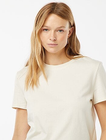 T-shirt en jersey manches courtes