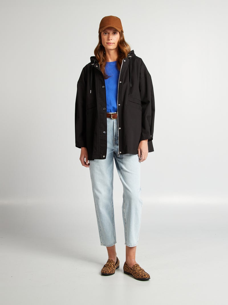 T-shirt en jersey manches courtes Bleu - Kiabi