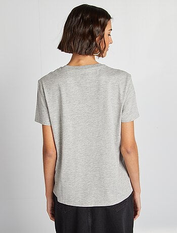 T-shirt en jersey manches courtes
