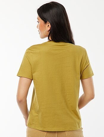 T-shirt en jersey manches courtes