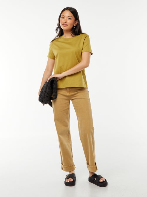 T-shirt en jersey manches courtes - Kiabi