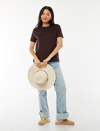T-shirt en jersey manches courtes