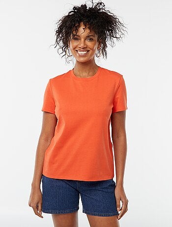 T-shirt en jersey manches courtes