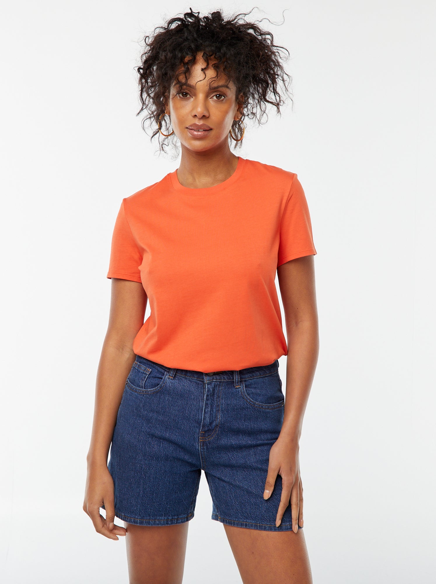 T-shirt Basique Manches Courtes En Jersey - Taille S à 3XL - Neuf Avec étiquettes - Multi-thèmes