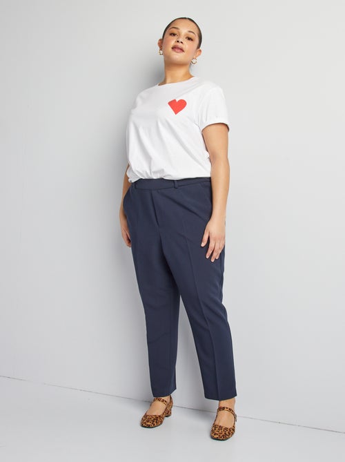 T-shirt en jersey manches courtes 'OUI' - Kiabi