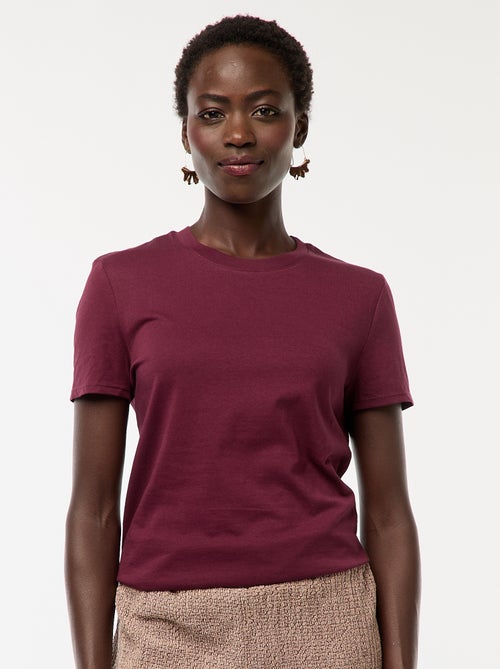 T-shirt en jersey manches courtes - Kiabi