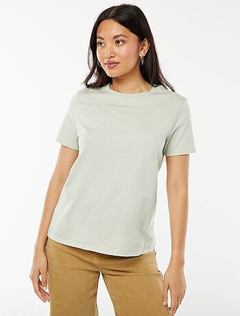 T-shirt en jersey manches courtes