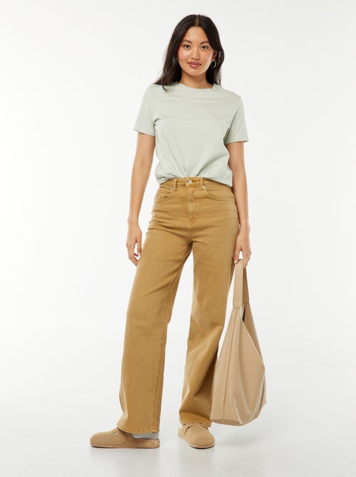 T-shirt en jersey manches courtes - Kiabi