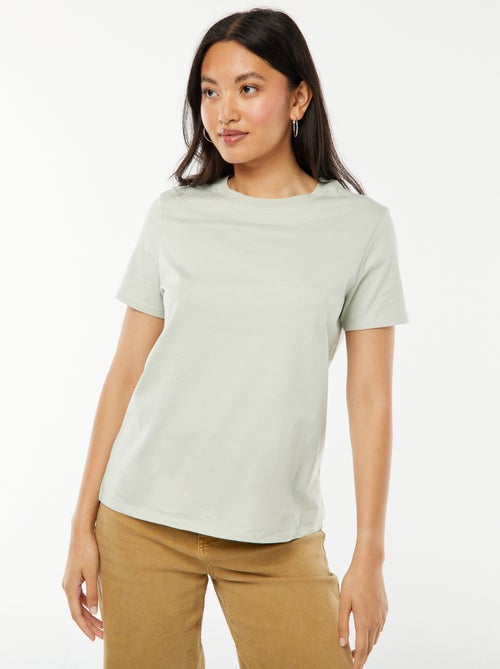 T-shirt en jersey manches courtes - Kiabi