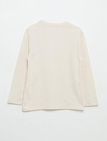 T-shirt en jersey manches longues