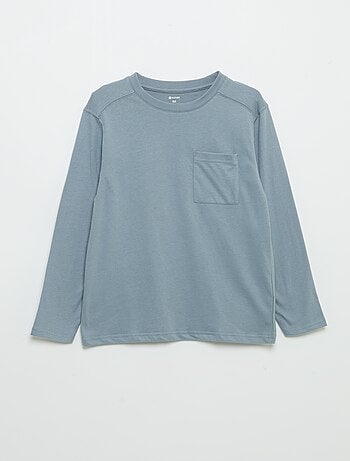 T-shirt en jersey manches longues