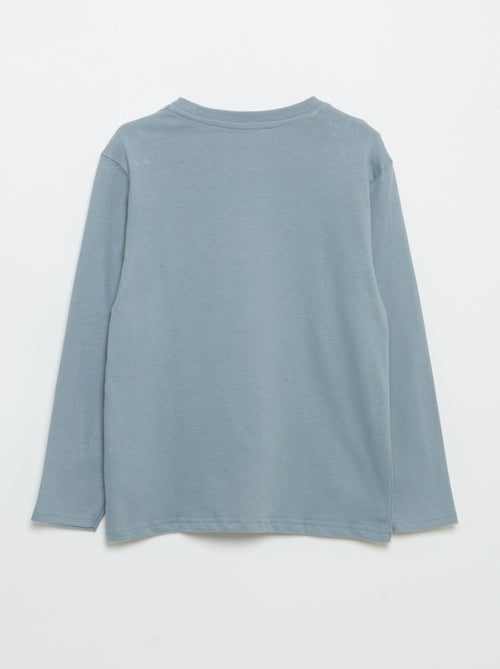 T-shirt en jersey manches longues - Kiabi T-shirt en jersey manches longues - Kiabi