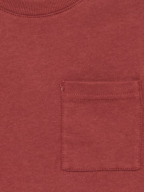 T-shirt en jersey manches longues - Kiabi