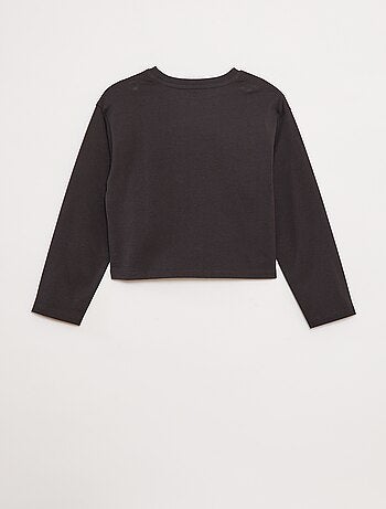 T-shirt en jersey manches longues