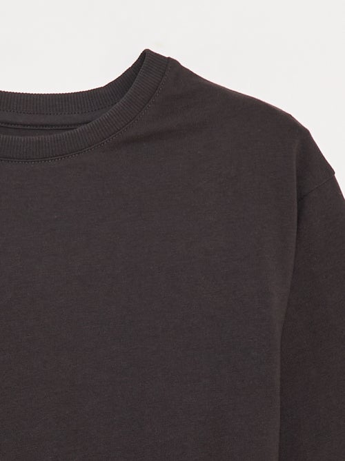T-shirt en jersey manches longues - Kiabi