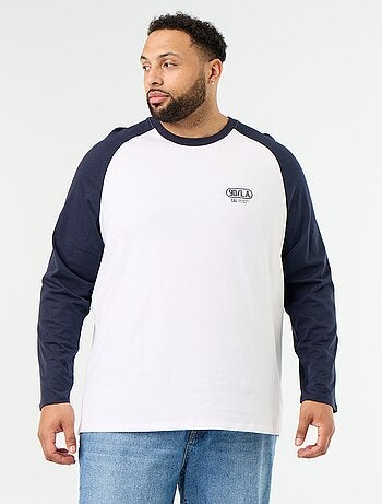 T-shirt en jersey manches longues raglan