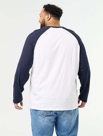 T-shirt en jersey manches longues raglan
