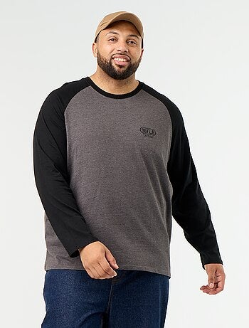 T-shirt en jersey manches longues raglan