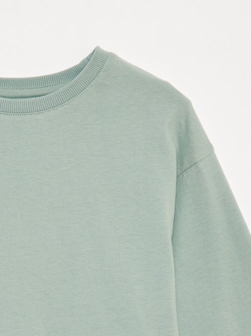 T-shirt en jersey manches longues - Kiabi