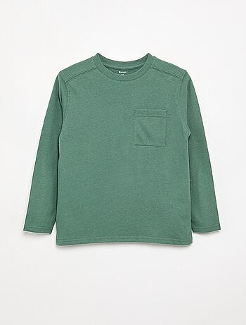 T-shirt en jersey manches longues