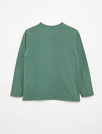T-shirt en jersey manches longues