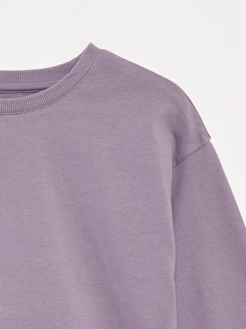 T-shirt en jersey manches longues - Kiabi