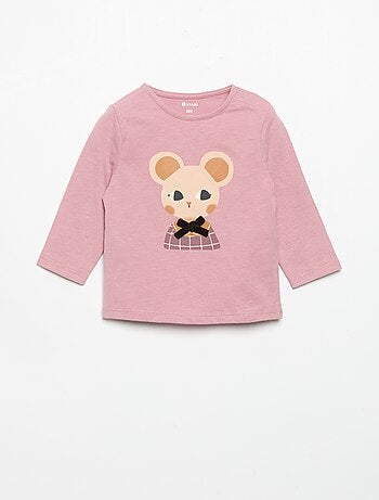T-shirt en jersey manches longues